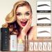 Eyebrow Stamp Stencil Kit - Light Brown Brow Stamp & Reusable Stencils for Fuller, Waterproof Brows - Buy Online on GoSupps.com