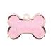 BWM Customised Fashion Pet ID Tags Dog Tags | Dog Tag for Pets Laser Engraved & Personalised | ID Tags for Dogs & Cats | Durable Strong & Deeply Engraved - Sparkly Pink Bone Small Small Pink