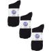 IOMI 6 Pair Women's Bamboo Diabetic Socks - Extra Wide & Non-Binding - Size 5-9 (Black) - Buy Online on GoSupps.com