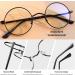 Joopin Round Blue Light Blocking Glasses for Women Men Clear Lens Anti Eye Strain UV Glare Glasses for Computer Gaming TV 07 Round Black Frame Anti Blue Light Lens Clear - Buy Online on GoSupps.com