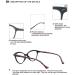 HEEYYOK Women Cateye Reading Glasses 4-Pack - 2.75 Strength - Comfort Spring Hinge - Mix Color - 4 Pack - Buy Online on GoSupps.com