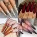 504PCS XXXL Natural Coffin Nail Tips | Half Cover Ballerina Fake Nails | 12 Sizes | Square Straight Shape | Acrylic Nail Tips for Salon & Home DIY - Coffin Natural 01 - Buy Online on GoSupps.com