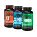 Jacked Factory Androsurge Estrogen Blocker for Men + Primasurge Testosterone Booster for Men + Burn XT Burn-XT Thermogenic Fat Burner - Appetite Suppressant for Weight Loss
