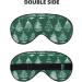 Adjustable Double-Sided Christmas Trees Sleep Mask | Soft Eye Covers for Perfect Shading & Reduced Eye Edema | International Shipping Available - Buy Online on GoSupps.com