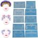 Unique Portable 10-Leaf Make-Up Template | Reusable Flexible Patterns for Women | Perfect for Parties & Stage Appearances - Buy Online on GoSupps.com