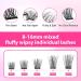 Cluster Lashes Kit - DIY Lash Extensions | wiwoseo DD Curl 8-16MM L-Cluster Lashes with Bond & Seal - Buy Online on GoSupps.com