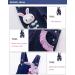 Kid's Cool Space Baby Girl Jean Overalls 6-12 Months Blue-1301 | Toddler Denim Cute 3D Bunny Outfit - Buy Online on GoSupps.com