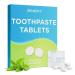 GENKENT Toothpaste Tablets Fluoride & Plastic Free Chewable Toothpaste Tabs Eco & Travel Friendly (60 Count)