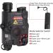 Ratulie Upgraded Airsoft PEQ 15 Box with IR Laser, Red Laser Sight, and White LED Flashlight - Black | Compatible with AEG, GBB, CQB | 20mm Picatinny Rail Mount - Buy Online on GoSupps.com