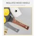 ZPRMMN 7 Holes Egg Frying Pan Multifunction Hamburger Steak Non Stick Pan Cooking Pan Cooking Utensils 7 holes Wooden Handles - Buy Online on GoSupps.com