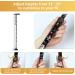 JUNRA Adjustable Folding Walking Cane with LED Light | Portable Foldable Stick for Seniors | Quad Base for Balance | Men and Women - Buy Online on GoSupps.com