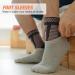Shop Copper Ankle Brace Compression Sleeve for Pain Relief | Plantar Fasciitis & Achilles Tendonitis Support - Black/Gold - 1 Pair - Buy Online on GoSupps.com