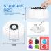 3 Pack Round Microfiber Spin Mop Head Refills - Standard Size, Easy to Clean Hurricane Rotating Mop Replacement - Buy Online on GoSupps.com