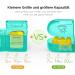 Auvon Weekly Pill Box - 7 Days 3 Compartments - Portable Tablet Organizer for Medications Vitamins & Supplements (Cyan) - Buy Online on GoSupps.com