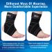 SNEINO Ankle Brace for Women & Men - Adjustable Breathable Ankle Support for Sprained Ankle | Stabilizer for Injury Recovery - Ideal for Basketball & Running | Small Black - Buy Online on GoSupps.com