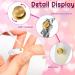 30 Pieces Spinning Nail Charms - Rotating 3D Nail Rings Jewelry for Women and Girls - Gold Nail Art Tools - Buy Online on GoSupps.com