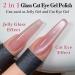 Double Rhythm Jelly Glass Cat Eye Gel Polish 15ML - Holographic Glitter Magnetic Nail Polish for DIY at Home - Translucent Sheer Color (Pink Orange-MC1102 - Buy Online on GoSupps.com