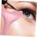 BELLIFFY 2pcs Mascara Brush Eyeliner Applicator Tool Massaging Eye Mask Eyeshadow Stencil Pink - Buy Online on GoSupps.com