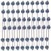 ABOOFAN 100pcs Simulation Blueberry Decoration Red Berry Branches Faux Blueberries Stems Artificial Christmas Pick Blue Pip Berry Stems Spray Holly Berry Stem Manual Foam Party Supplies Dark Blue 6.00X1.20X1.20CM