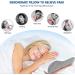 Polovo Memory Foam Pillows Neck Pillow Bed Pillow for Sleeping - Blue&grey - Buy Online on GoSupps.com