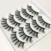 Leenchi 3D False Eyelashes - 5 Pairs Natural Look Faux Mink Lashes | Handmade and Reusable | Soft Fluffy Wispy Long Lashes | Light Volume Dramatic Effect - Buy Online on GoSupps.com
