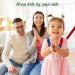 RosewineC Walking Harness & Safety Leash Set | Anti-Lost Child Toddler Rope Hand Belt | Safety Wrist Link for Kids | Baby Leash in Red & Blue - Buy Online on GoSupps.com