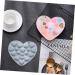 BESTonZON 8 Pcs Mold Mousse Cake Heart Keychain Chocolate Heart Firefighter Gifts Christmas Candy Heart Muffin Love Shaped Cake Mould Candy Chocolate Food Grade Silicone Halloween Jelly Bluex4pcs 17.1x15.1cmx4pcs - Buy Online on GoSupps.com