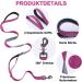 Demigreat Long Dog Leash - 1.5m/3m/5m Robust Training Line with Padded Handle for Small to Large Dogs - Violet 16.5ft - Buy Online on GoSupps.com