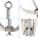 Latinaric Stainless Steel Grappling Hook - 4 Claws for Mountaineering Hiking & Survival | Durable & Reliable International Shipping - Buy Online on GoSupps.com