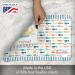 CounterArt Whales 4 Pack Reversible Plastic Placemats - Easy Care, Made in USA - BPA/PVC Free, Wipes Clean - Buy Online on GoSupps.com