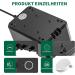 Boadw Quietest Aquarium Air Pump 5.5W - Adjustable Oxygen Pump for Aquariums up to 400L 40dB Complete with Accessories - Buy Online on GoSupps.com
