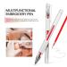 Buy minkissy Eyebrow Mapping Pen | Red Microblading Tool | Precision Makeup for Perfect Eyebrows | 3 Pens + 6 Refills - Buy Online on GoSupps.com