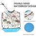 Newthinking 3 Pack Adult Bibs with Crumb Catcher - Washable & Reusable Clothing Protectors for Elderly, Disabled - Ideal for Eating - Buy Online on GoSupps.com