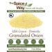 The Spice Way Onion Granules - 8 oz | Domestic Grown & Packed in the US - Buy Online on GoSupps.com
