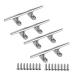 YUSOVE Boat Cleats 5 Inch 316 Stainless Steel Marine Cleat,Mooring Accessories,Boat Dock Deck Cleat,Pack of 4