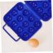Hohopeti 2pcs Portable Egg Carton Plastic Storage Bin Stackable Egg Holder Refrigerator Organizer Travel Tray - Buy Online on GoSupps.com