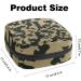 Retro Camouflage Black Zippered Sanitary Napkin Storage Bag - Multicolor Organizer for Sanitary Napkins | International Shipping Available - Buy Online on GoSupps.com