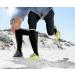 FeifanShop Compression Travel Socks - 3 Pairs Knee Support Socks for Men & Women EU 40-43 (Black) - Buy Online on GoSupps.com