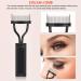 4 Pcs Eyelash Comb & Eyeliner Brush Set - Fine Angled Eyeliner Eyebrow Brush & Ultra Thin Liner Tool | International Shipping - Buy Online on GoSupps.com