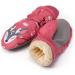 Flammi Kids Winter Ski Mittens for Girls | Warm & Water-Resistant Snow Gloves | Reindeer Design | Dark Pink | Ages 2-8 - Buy Online on GoSupps.com
