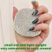 Buy Bling Rhinestone Contact Lens Case | Portable Travel Kit with Mirror - Silver & Colorful - Buy Online on GoSupps.com