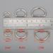 CrocSee 1 inch Metal D Ring Pack of 100 - Non Welded Nickel Plated - Large Size - Buy Online on GoSupps.com