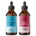HERBAMAMA Liquid Drops Kit - Bundle of Cryptolepis Root and Black Elderberry Tincture 4 fl oz - Vegan Non-GMO Sugar & Alcohol-Free - 2 Pack