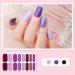 CHANGAR Solid Color Nail Polish Stickers Glitter Nail Polish Strips Decals Full Nail Wraps Stickers Adhesive Nail Color Strips Gel Nail Strips Art Decals with 2 Nail File for Women Girls DIY Nail Art - Buy Online on GoSupps.com