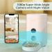 DOGNESS Automatic Cat Feeder with Camera - 1080P HD Video, Night Vision, WiFi, 2-Way Audio, Sensor Alerts (Pink) - Buy Online on GoSupps.com