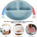Baby Feeding Sets Silicone 6Pcs Baby Plates with Suction BPA Free Self Feeding Set Bowl&Divided Plate&Adjustable Bib&Soft Spoon&Fork for Babies and Toddlers - Easy Wipe Clean (Blue) - Buy Online on GoSupps.com