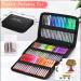 Soucolor Gel Pens for Adult Coloring Books - 120 Pack with 60 Colored Gel Pens, 60 Refills, Travel Case - High Quality Art Markers Set for Drawing, Journaling, Scrapbooking - Buy Online on GoSupps.com