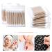 Long swabs cotton swabs with wooden handles cleaning cosmetic tool make-up removal wound care cotton swabs 500 pack