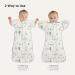 Duomiaomiao Hedgehog Baby Transition Swaddle Blanket | Arms Up Sleeping Bag | Cotton Baby Essentials for Newborn Boys Girls | All Seasons | 0-6 Months - Buy Online on GoSupps.com