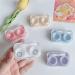 Infeksiya Red Contact Lens Case - Cosmetic Travel Kit for Eyes | Durable & Stylish Lens Container - Buy Online on GoSupps.com